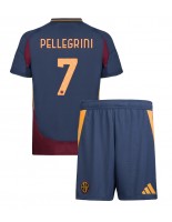 AS Roma Lorenzo Pellegrini #7 Tredjedraktsett Barn 2024-25 Korte ermer (+ bukser)